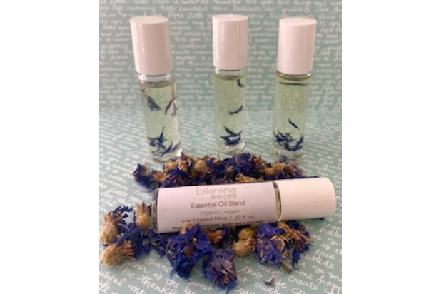 cornflower aromatherapy roller