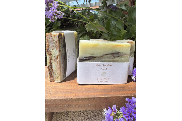 MINT CHOCOLATE SWIRL SOAP